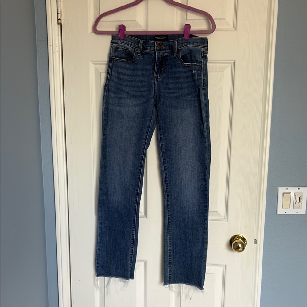 Banana Republic Blue Straight Leg Jeans
